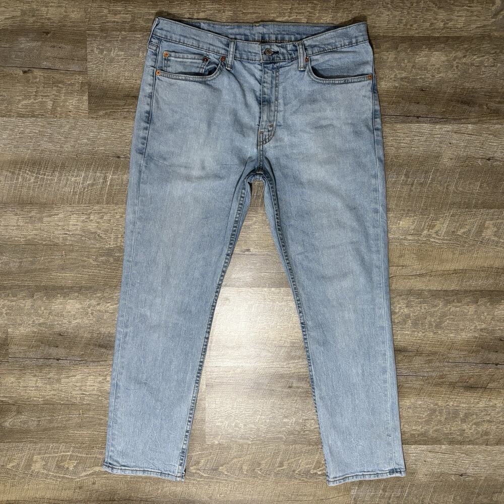 Levi's 511 Blue Jeans Men's 36X30 Light Wash Denim Slim Fit Y2K